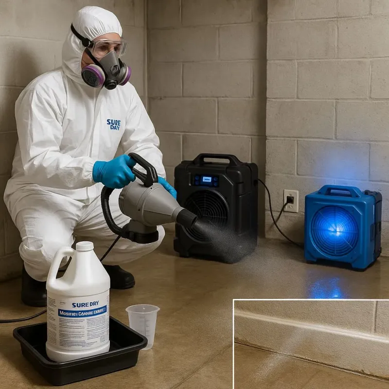 Sanitization and Odor Removal process in Nicholson, MS